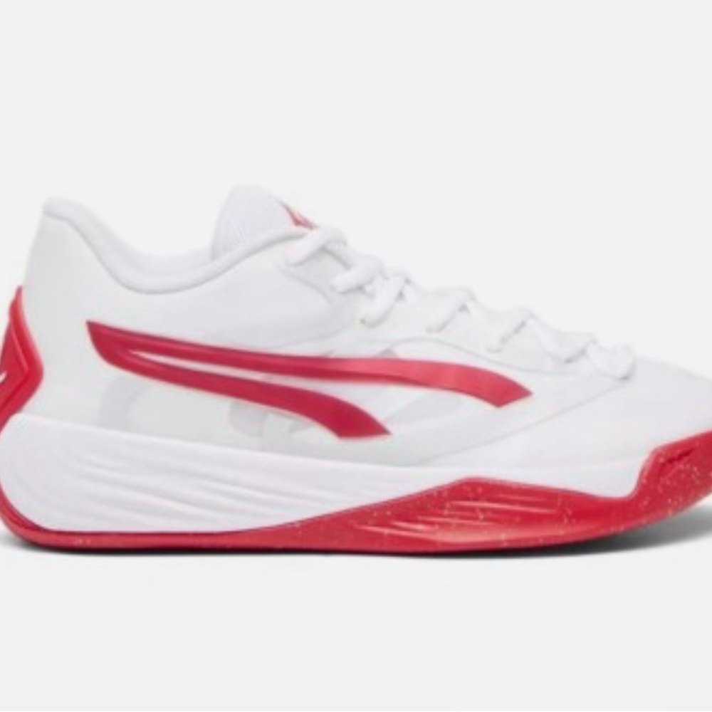 Puma Team Stewie 2 Basketball  Women's Sz 11  White Sneakers Athletic 37908203